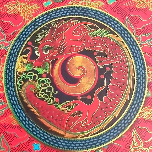 Pier 1 Imports Chinese Dragon Decorative Book Box Secret Storage - Picture 4 of 8